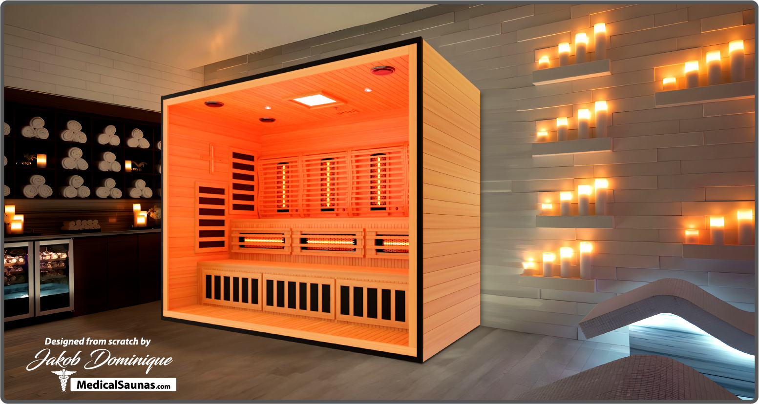 Medical Commercial 488 Infrared Sauna - Pro Plunge