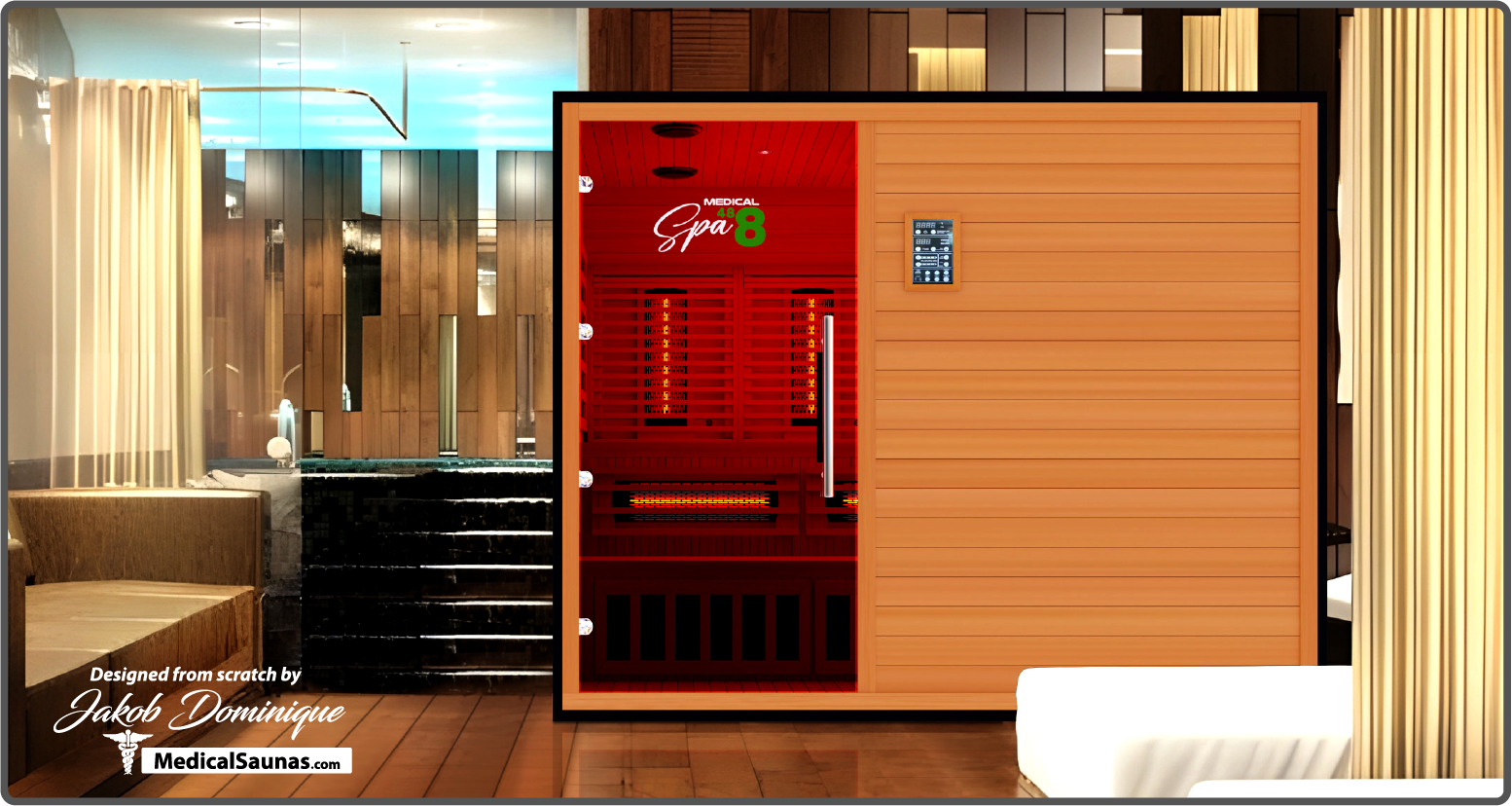 Medical Commercial 488 Infrared Sauna - Pro Plunge