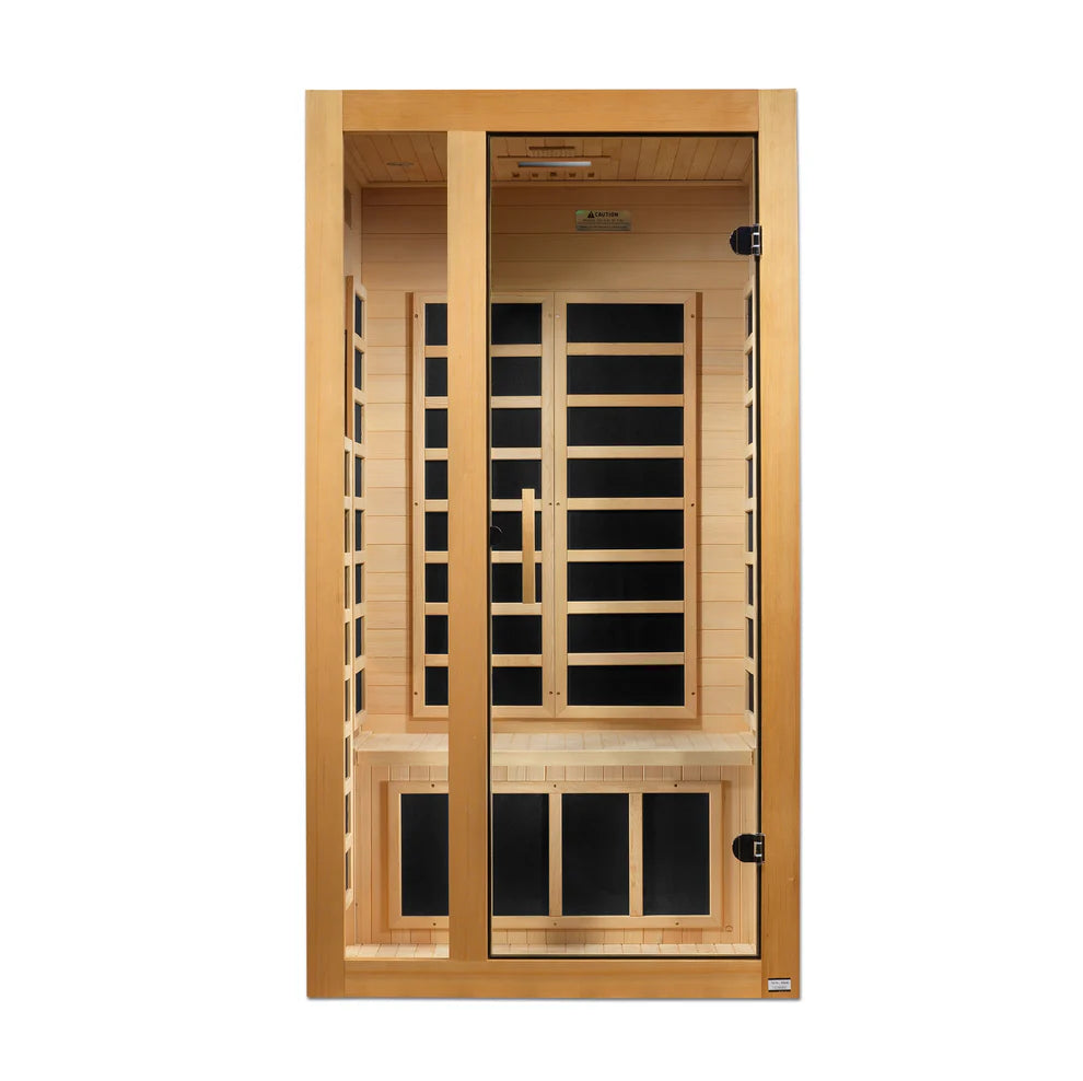 Dynamic Gracia Elite 1-2-person Ultra Low EMF (Between 3-5MG) FAR Infrared Sauna - Pro Plunge