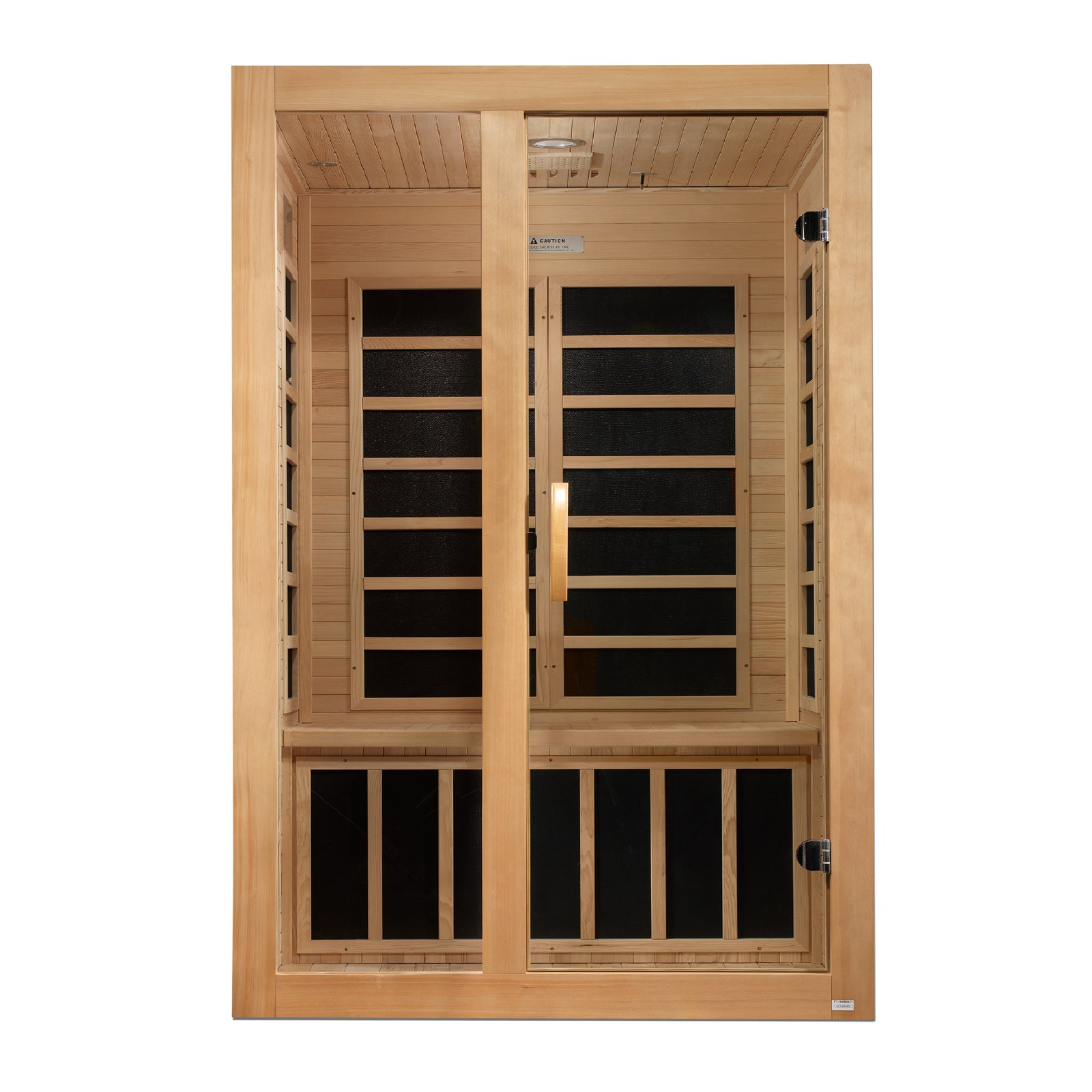 Dynamic Santiago 2-person Low EMF FAR Infrared Sauna - Pro Plunge