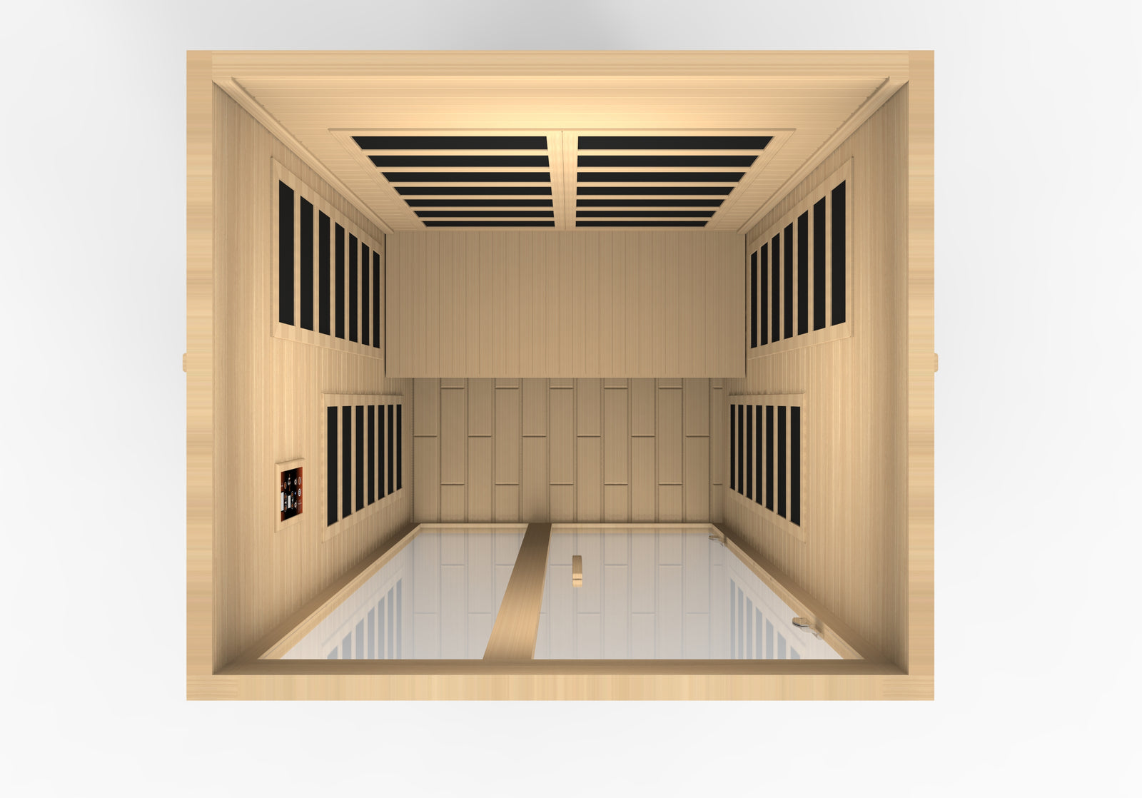 Dynamic Santiago 2-person Low EMF FAR Infrared Sauna - Pro Plunge