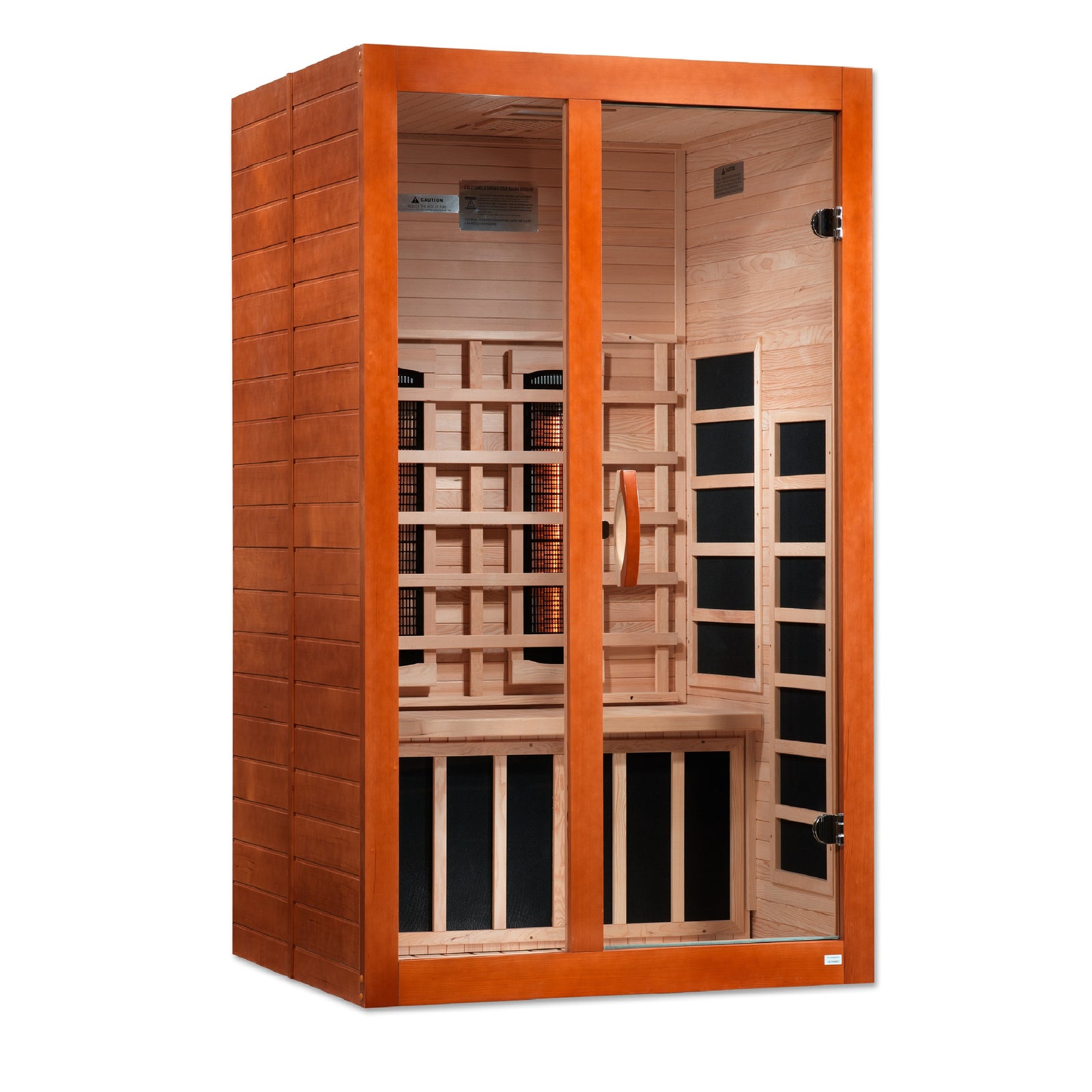 Dynamic Santiago 2-Person Full Spectrum Near Zero EMF FAR Infrared Sauna - Pro Plunge