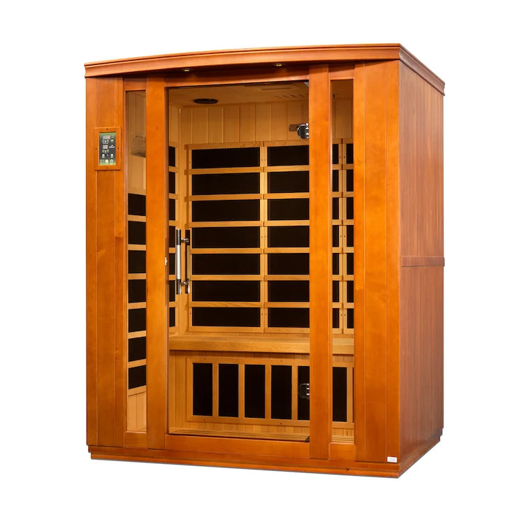 Dynamic Bellagio 3-person Ultra Low EMF FAR Infrared Sauna