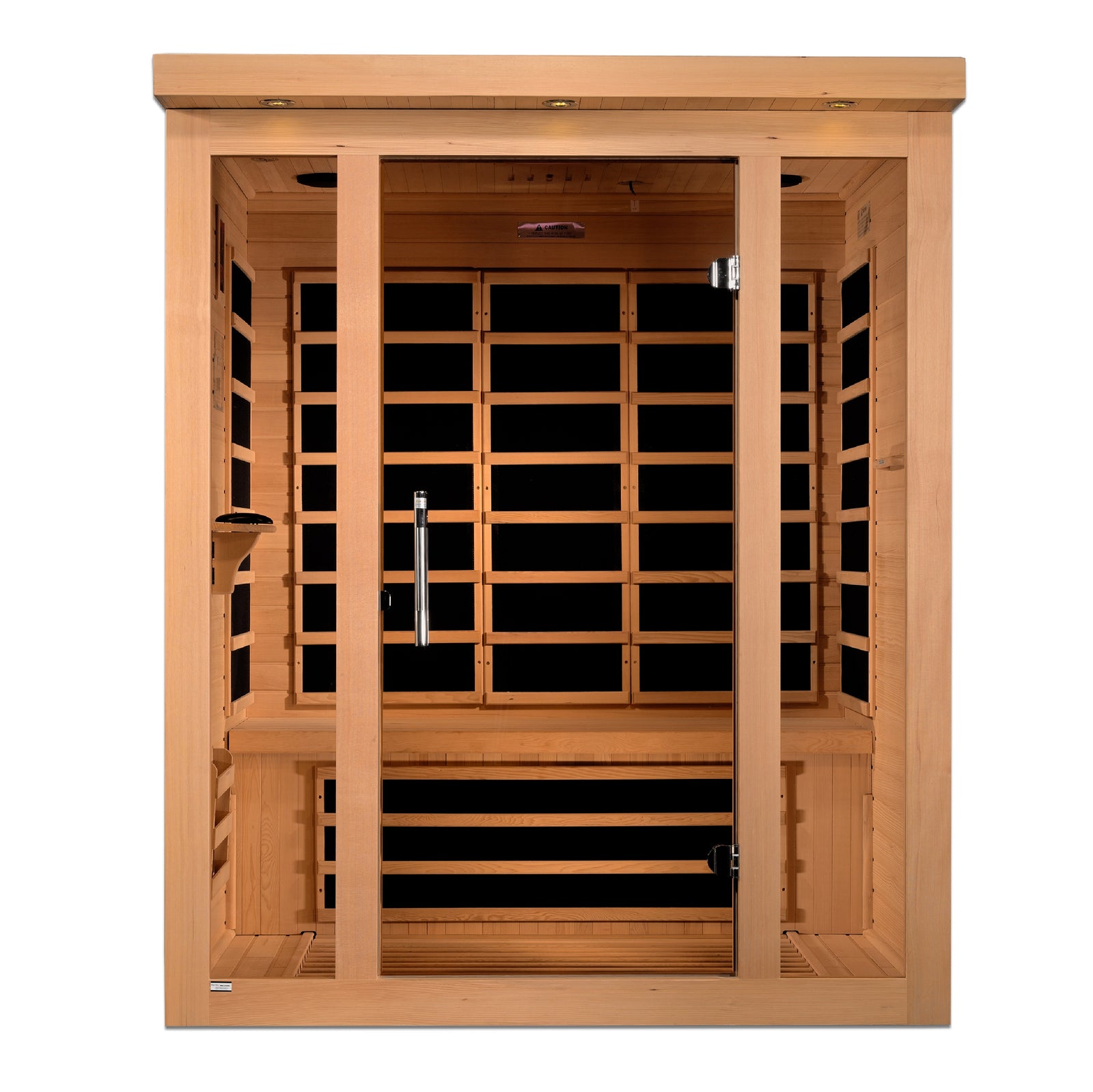 Dynamic Vila 3-person Ultra Low EMF FAR Infrared Sauna - Pro Plunge