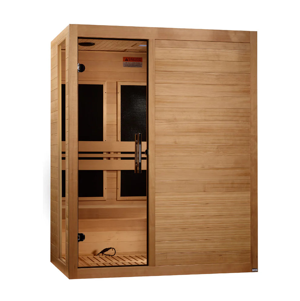 Dynamic Toscana 3-person Low EMF (Between 5-10MG) FAR Infrared Sauna - Pro Plunge