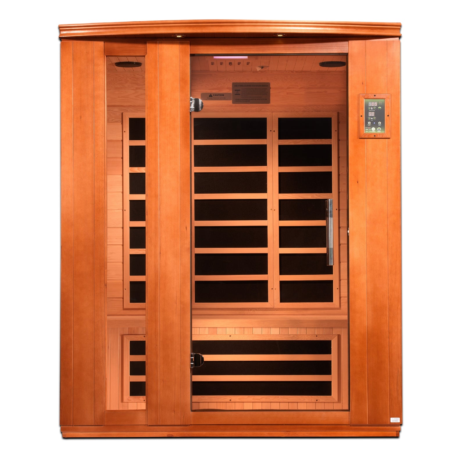 Dynamic Lugano 3-person Ultra Low EMF FAR Infrared Sauna - Pro Plunge