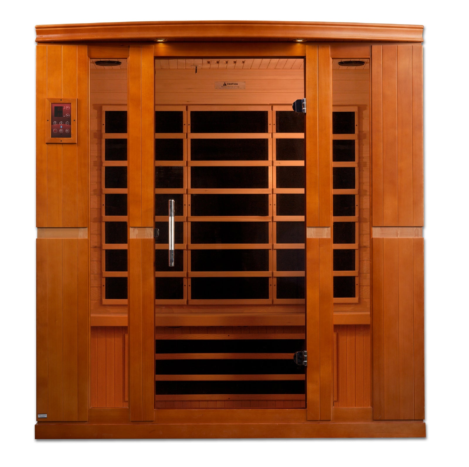 Dynamic Bergamo 4-person Low EMF FAR Infrared Sauna - Pro Plunge