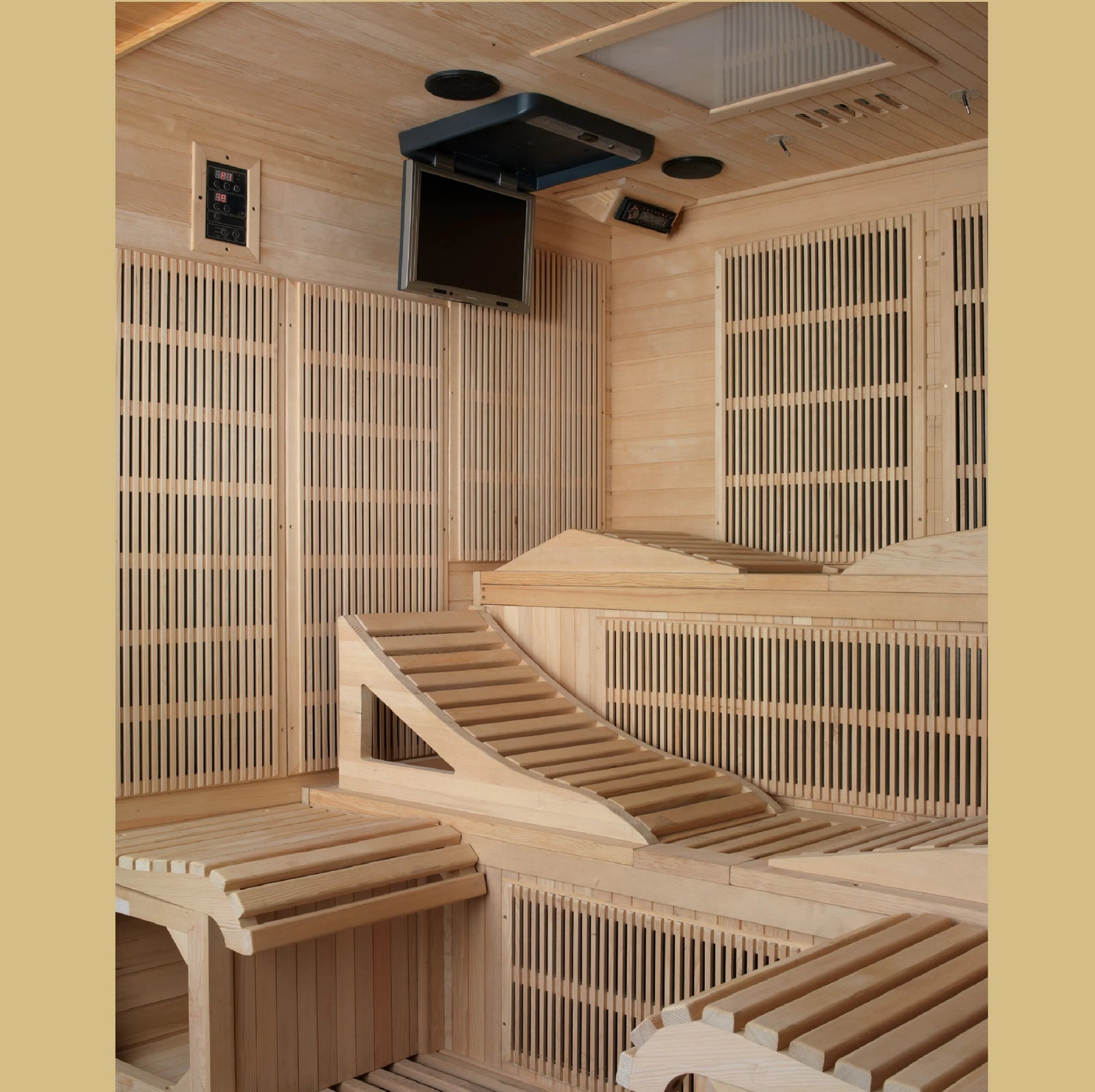 Dynamic Monaco 6-person Ultra Low EMF FAR Infrared Sauna - Pro Plunge