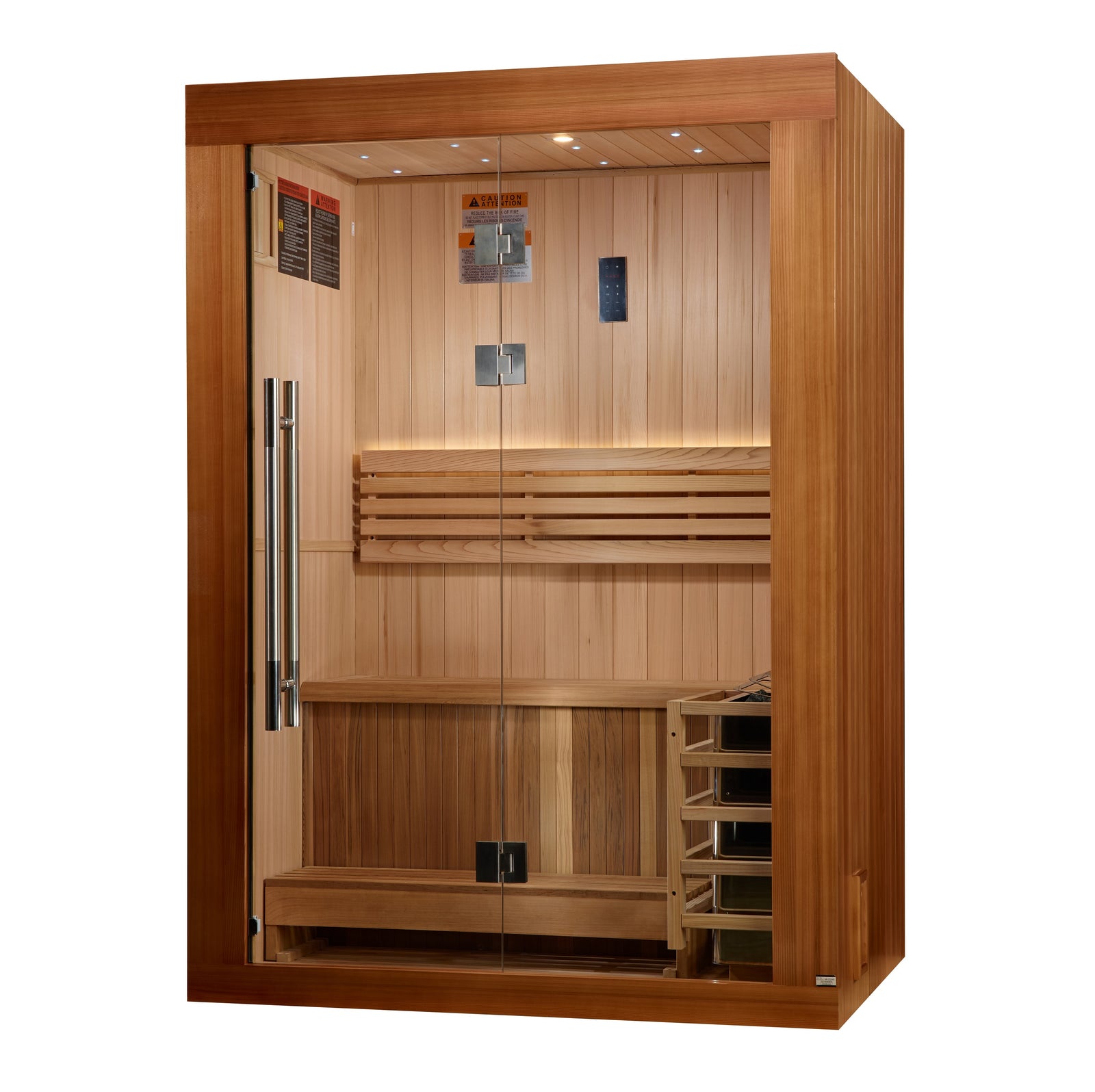 Golden Designs 2025 "Sundsvall Edition" 2 Person Traditional Sauna - Pro Plunge