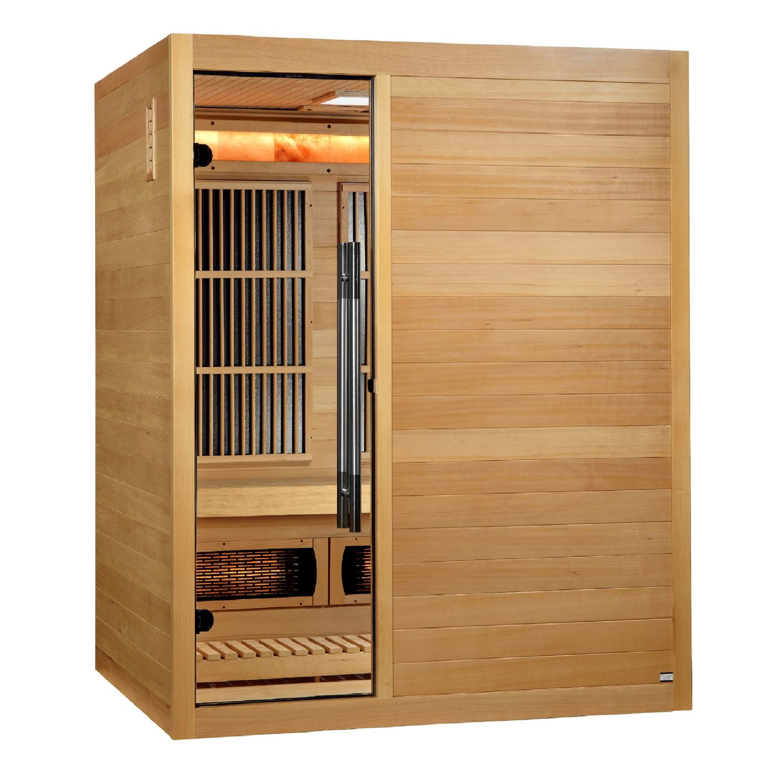 Golden Designs 2025 Soria 3 Person Hybrid Sauna (Indoor) - Pro Plunge