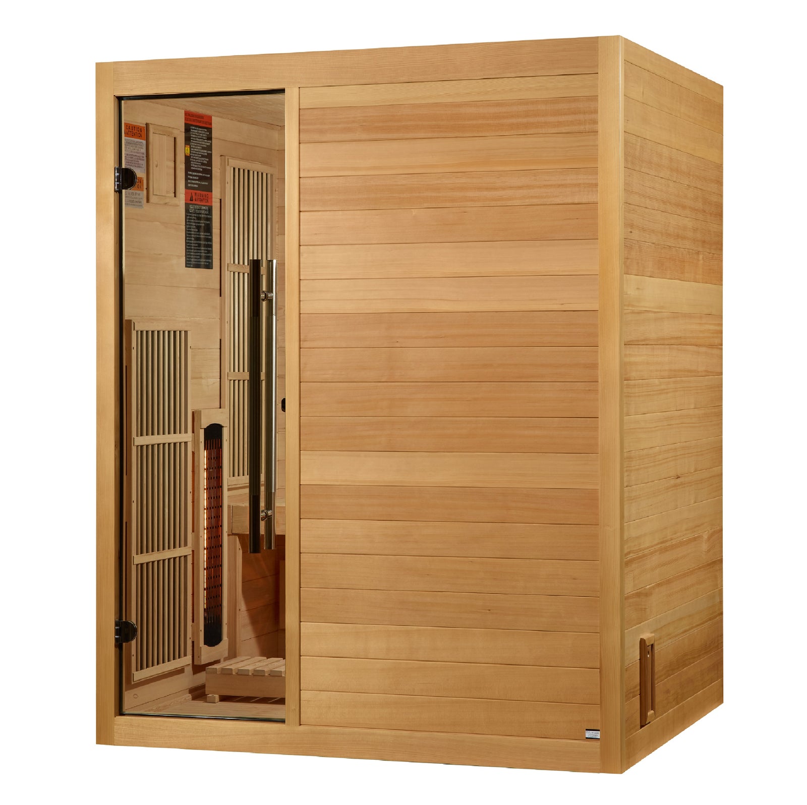 Golden Designs 2025 Soria 3 Person Hybrid Sauna (Indoor) - Pro Plunge
