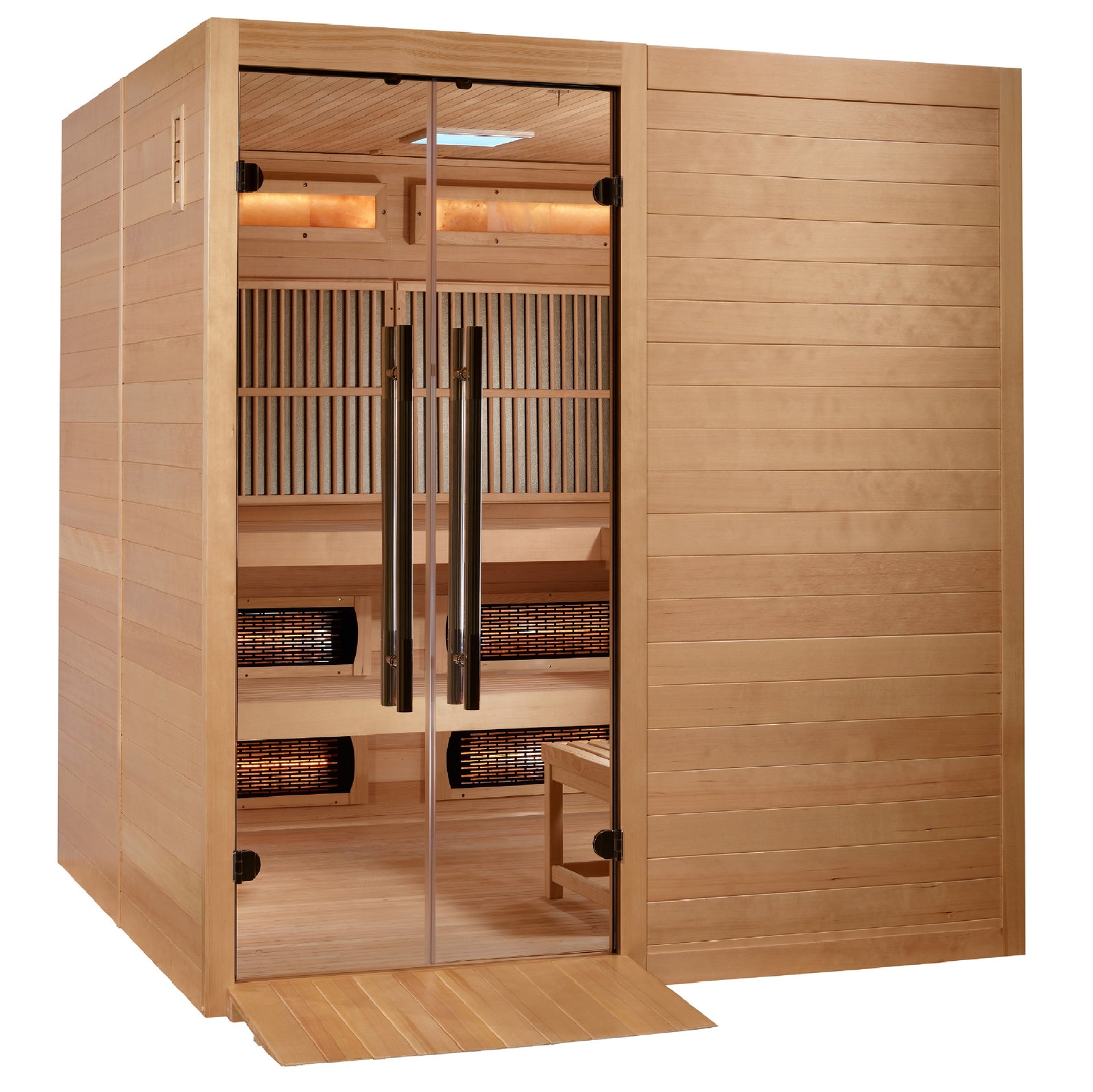 Golden Designs 2025 Toledo 6 Person Hybrid Sauna (Indoor) - Pro Plunge