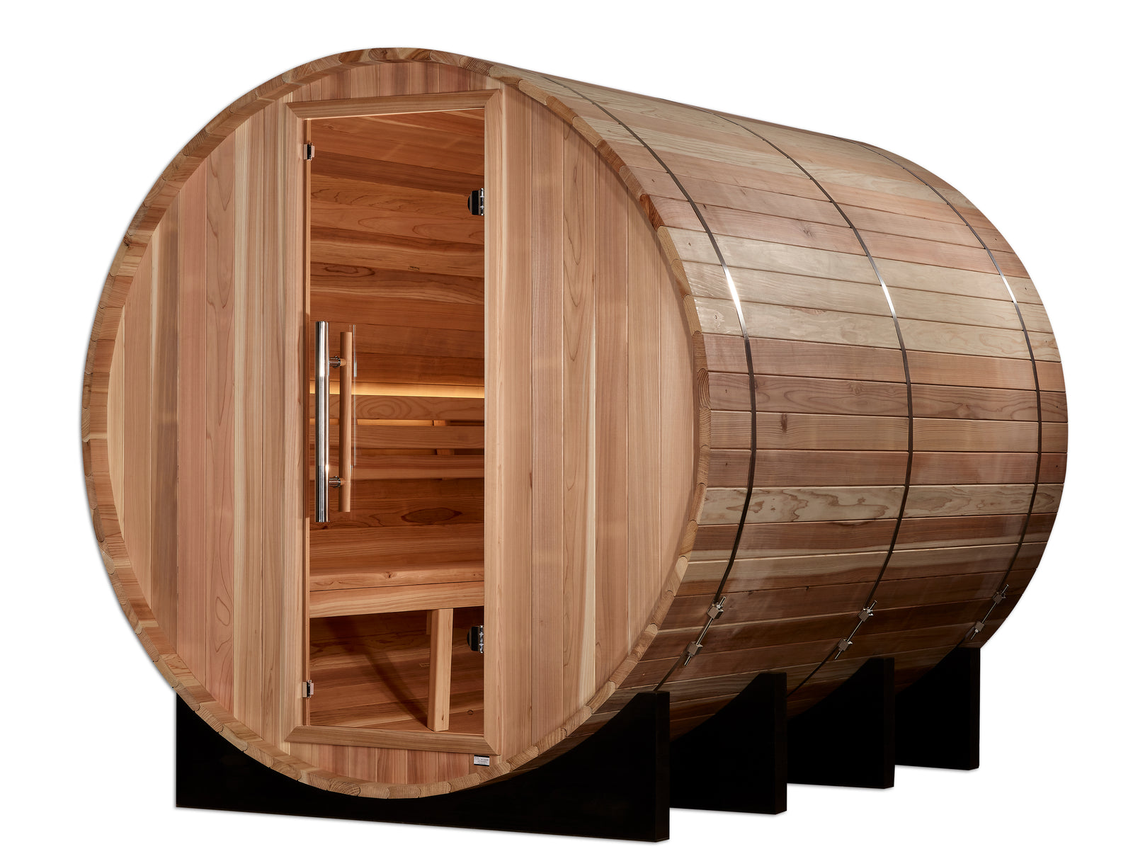 Golden Designs "Klosters" 6 Person Barrel Traditional Sauna - Pro Plunge