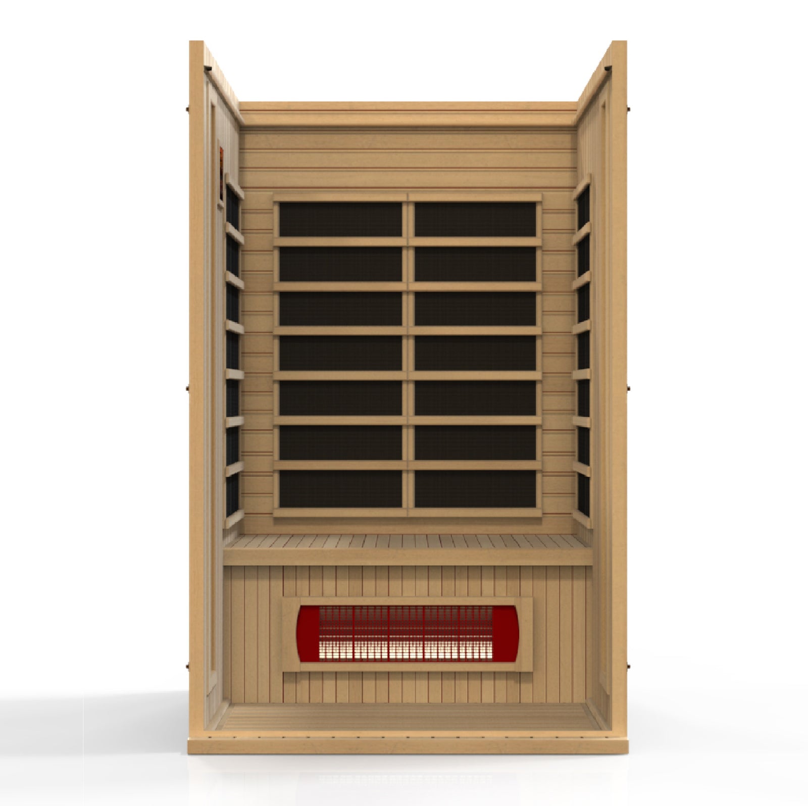Maxxus Serenity Dual Tech 2 person Low EMF FAR Infrared Sauna - Pro Plunge