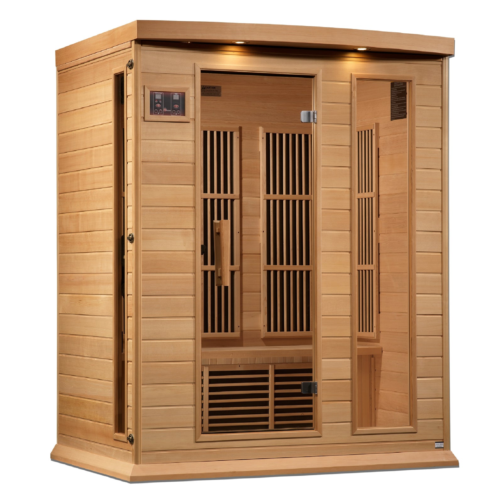 Maxxus 3-Person Near Zero EMF FAR Infrared Sauna - Pro Plunge