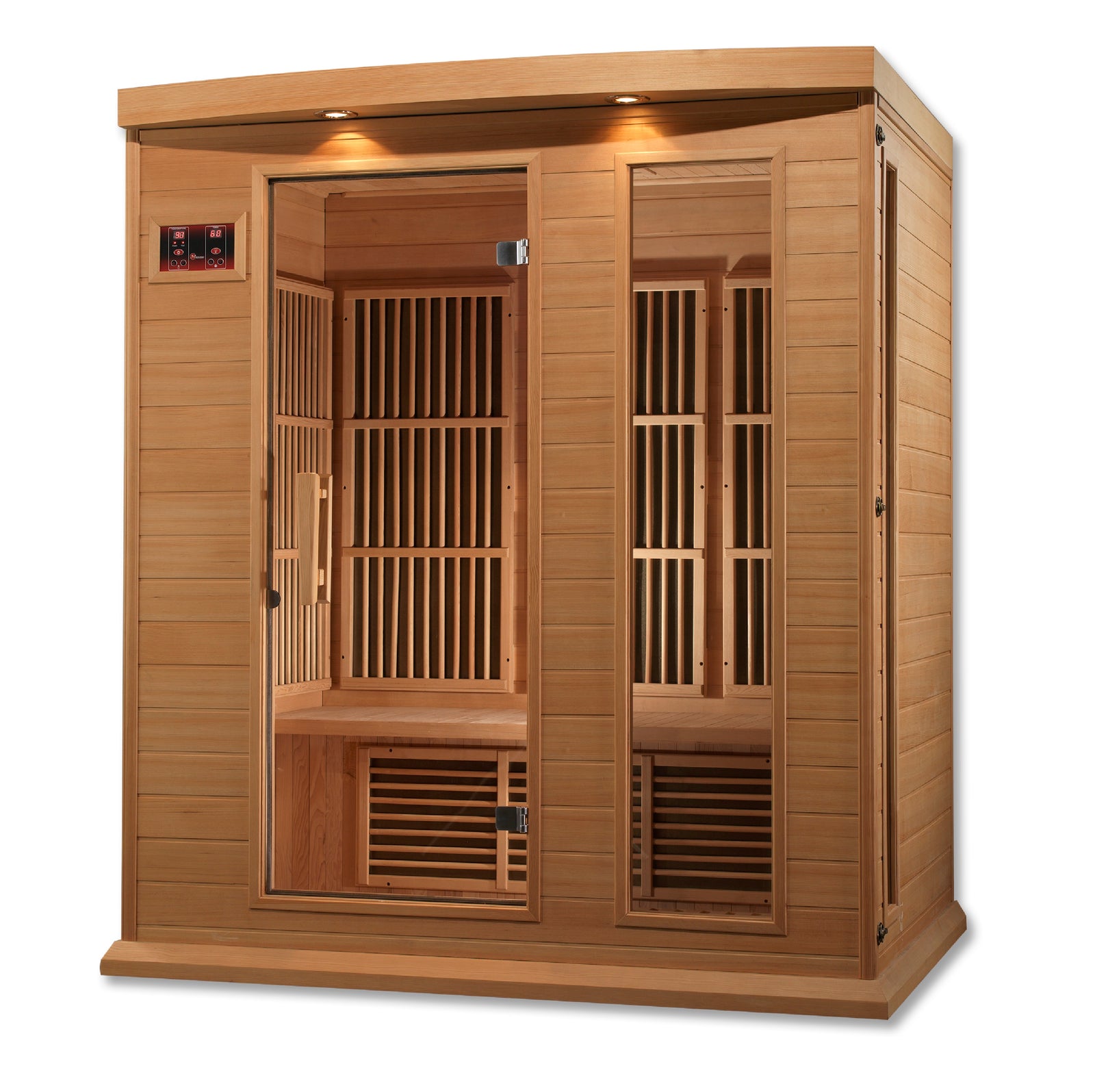 Maxxus 3-Person Low EMF FAR Infrared Sauna - Pro Plunge