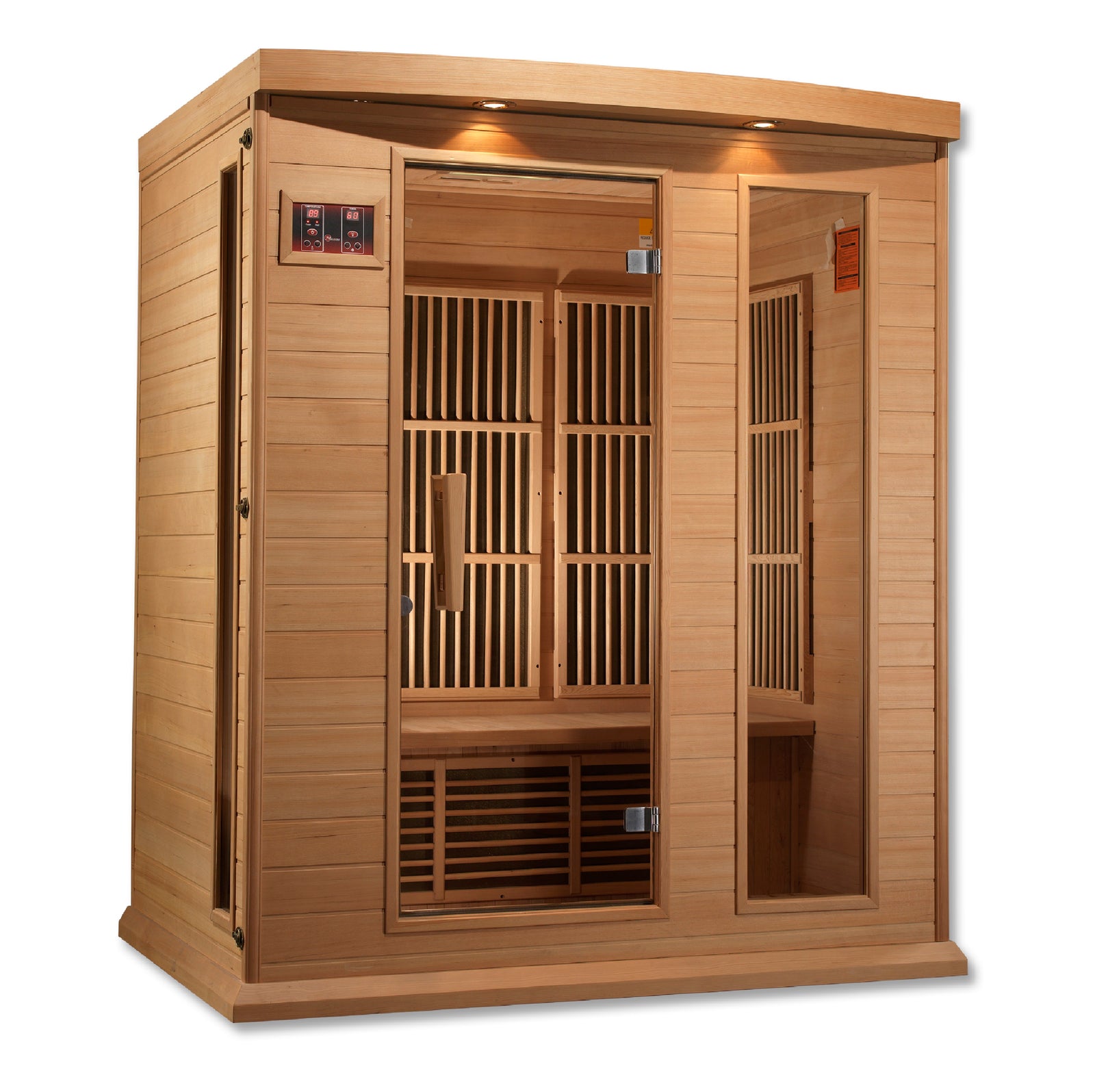 Maxxus 3-Person Low EMF FAR Infrared Sauna - Pro Plunge