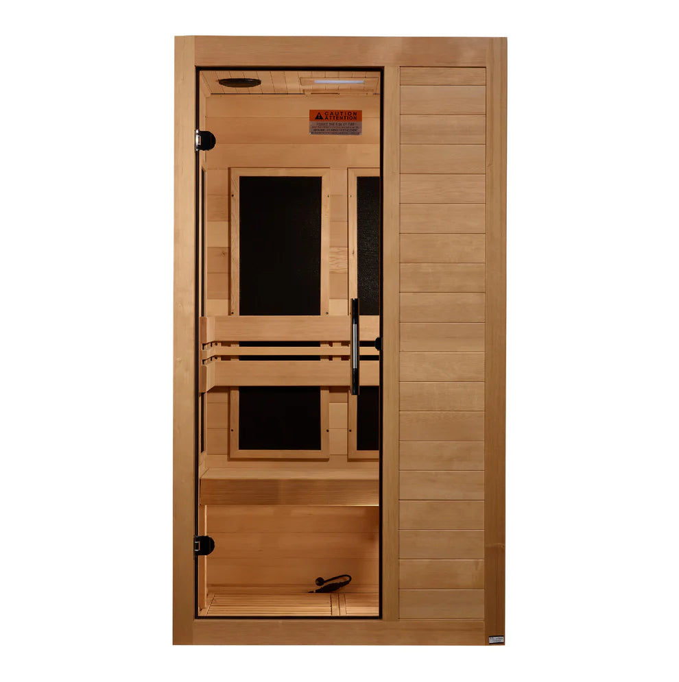 Dynamic Veneto Elite 1-2-person Ultra Low EMF (Between 3-5MG) FAR Infrared Sauna - Pro Plunge