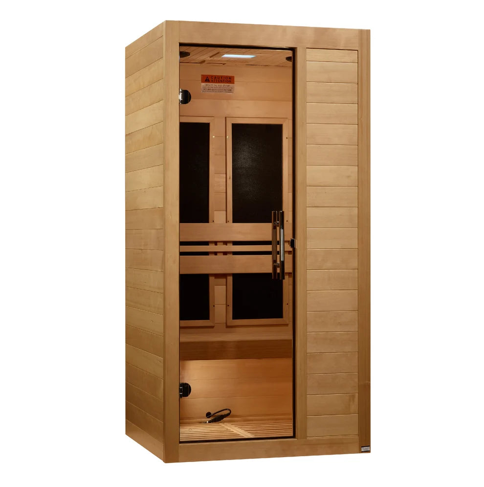 Maxxus S-Line Yoga 1-Person Ultra Low EMF FAR Infrared Sauna