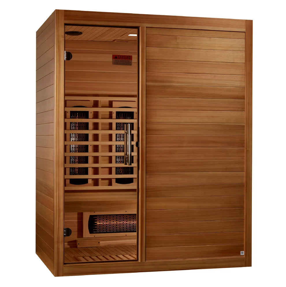 Maxxus S-Line Yoga 3-Person Full Spectrum Near Zero EMF FAR Infrared Sauna
