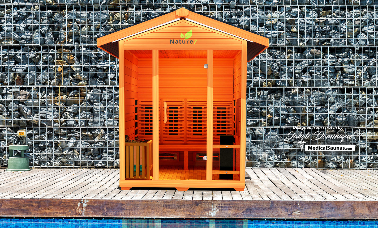 Medical Nature 7 Outdoor Infrared Sauna - Pro Plunge