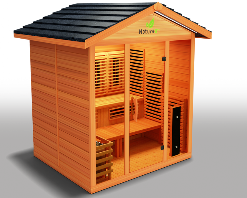 Medical Nature 8 Plus Outdoor Infrared Sauna - Pro Plunge