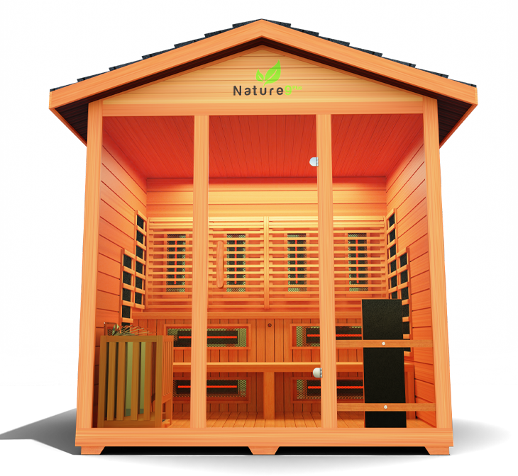 Medical Nature 9 Pus Outdoor Infrared Sauna - Pro Plunge
