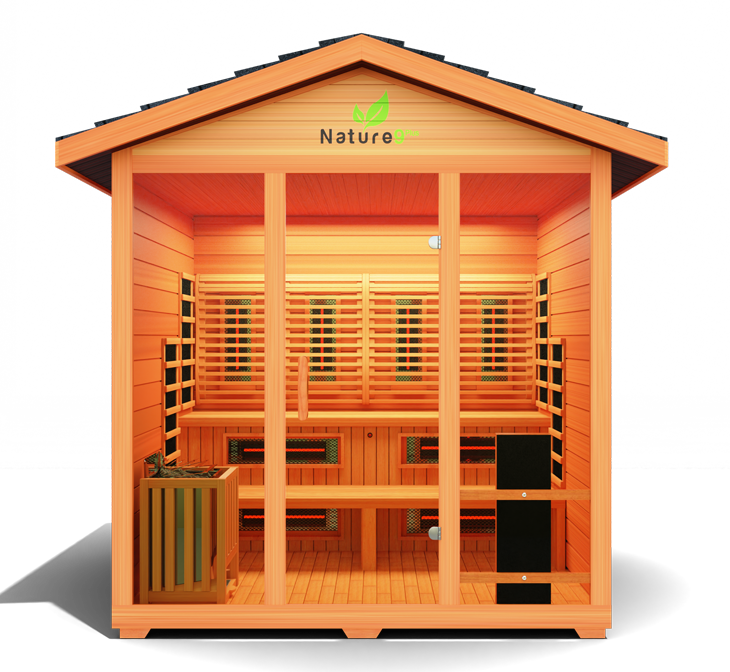 Medical Nature 9 Pus Outdoor Infrared Sauna - Pro Plunge