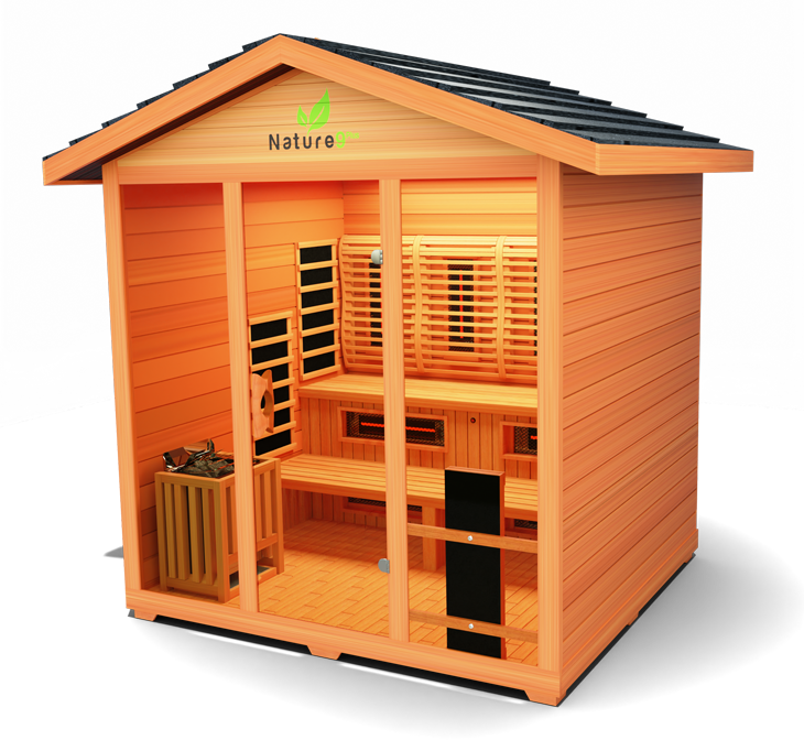 Medical Nature 9 Pus Outdoor Infrared Sauna - Pro Plunge
