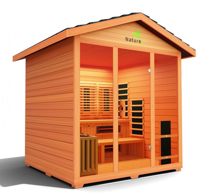 Medical Nature 9 Pus Outdoor Infrared Sauna - Pro Plunge