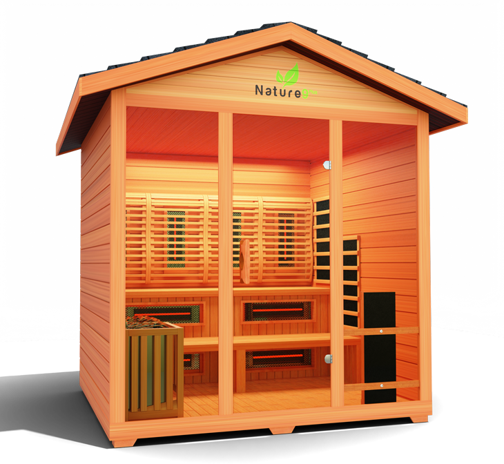 Medical Nature 9 Pus Outdoor Infrared Sauna - Pro Plunge