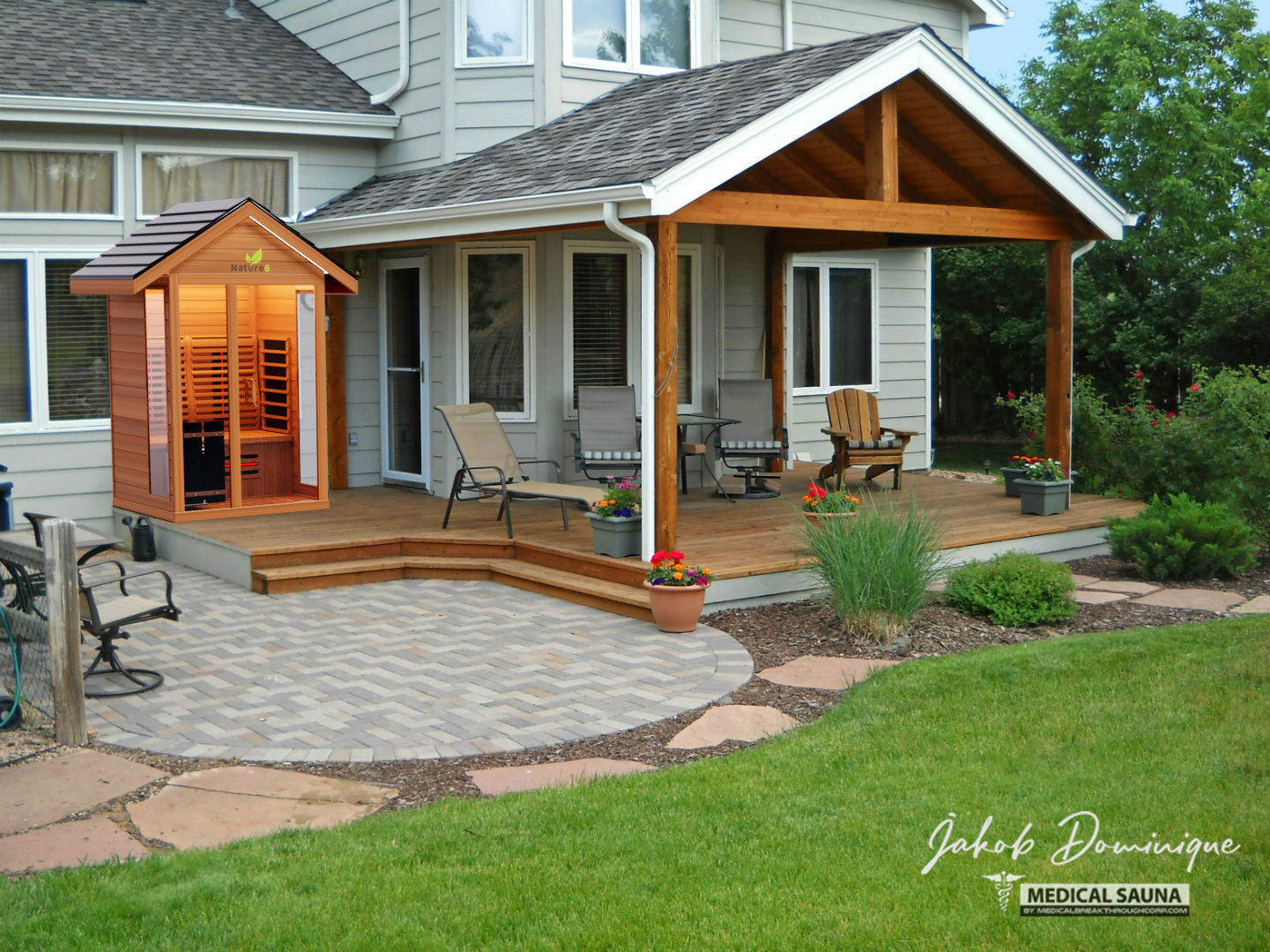 Medical Nature 6 Outdoor Infrared Sauna - Pro Plunge