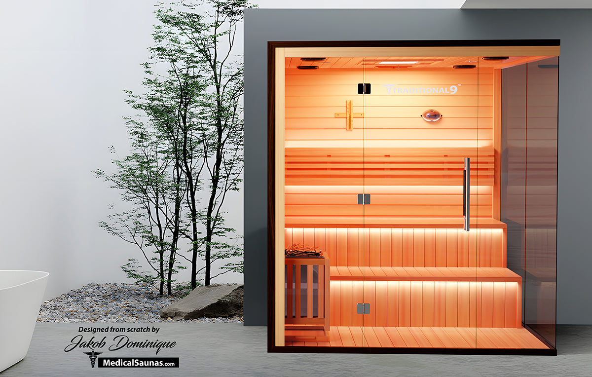 Medical 9 Plus Traditional Sauna - Pro Plunge