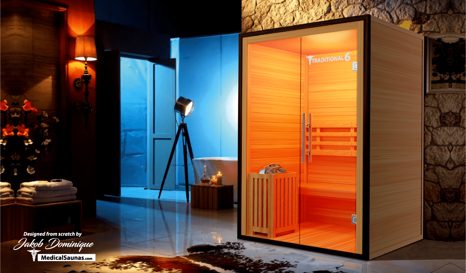 Medical 6 Traditional Sauna - Pro Plunge