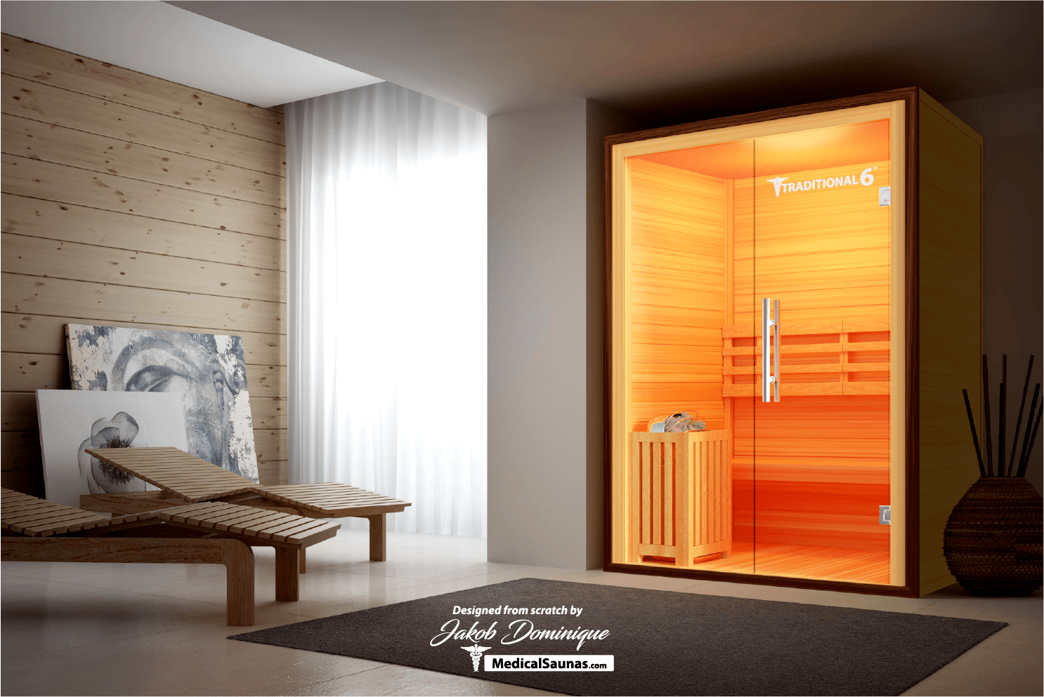 Medical 6 Traditional Sauna - Pro Plunge