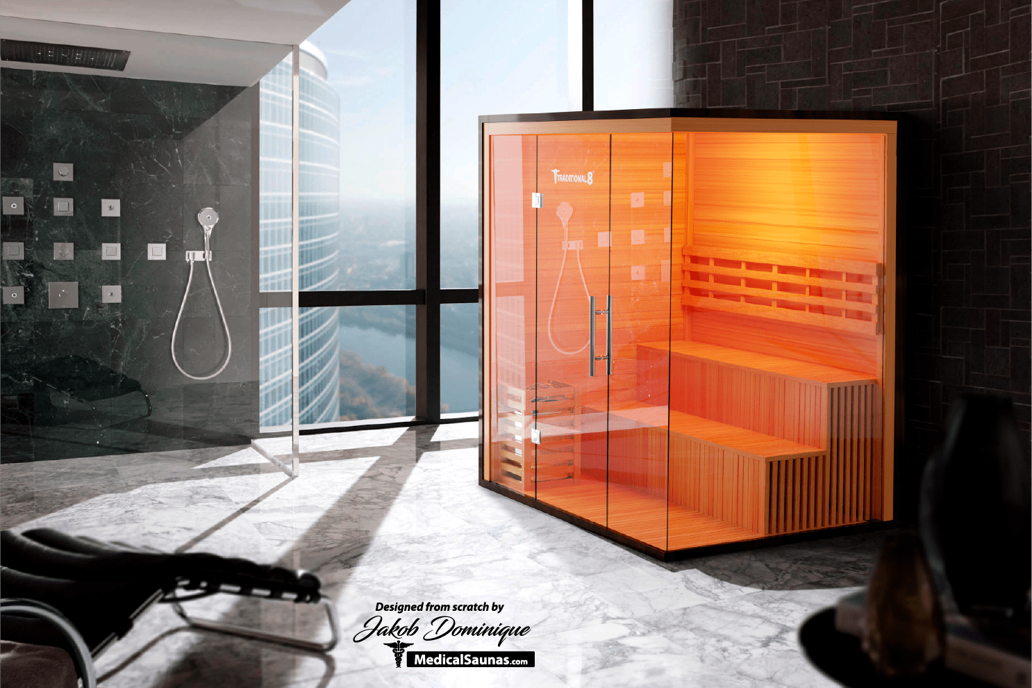 Medical 8 Plus Traditional Sauna - Pro Plunge
