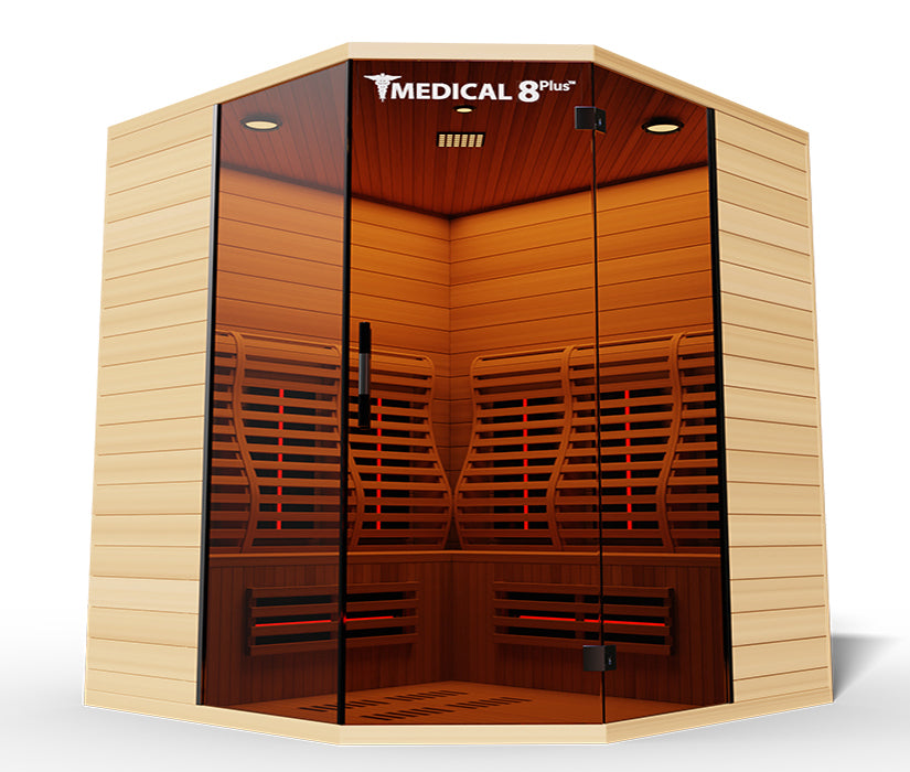 Medical 8 Plus V2 Ultra Full-Spectrum Sauna - Pro Plunge