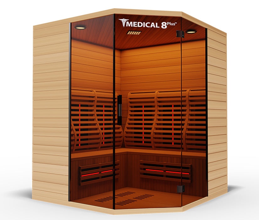 Medical 8 Plus V2 Ultra Full-Spectrum Sauna - Pro Plunge
