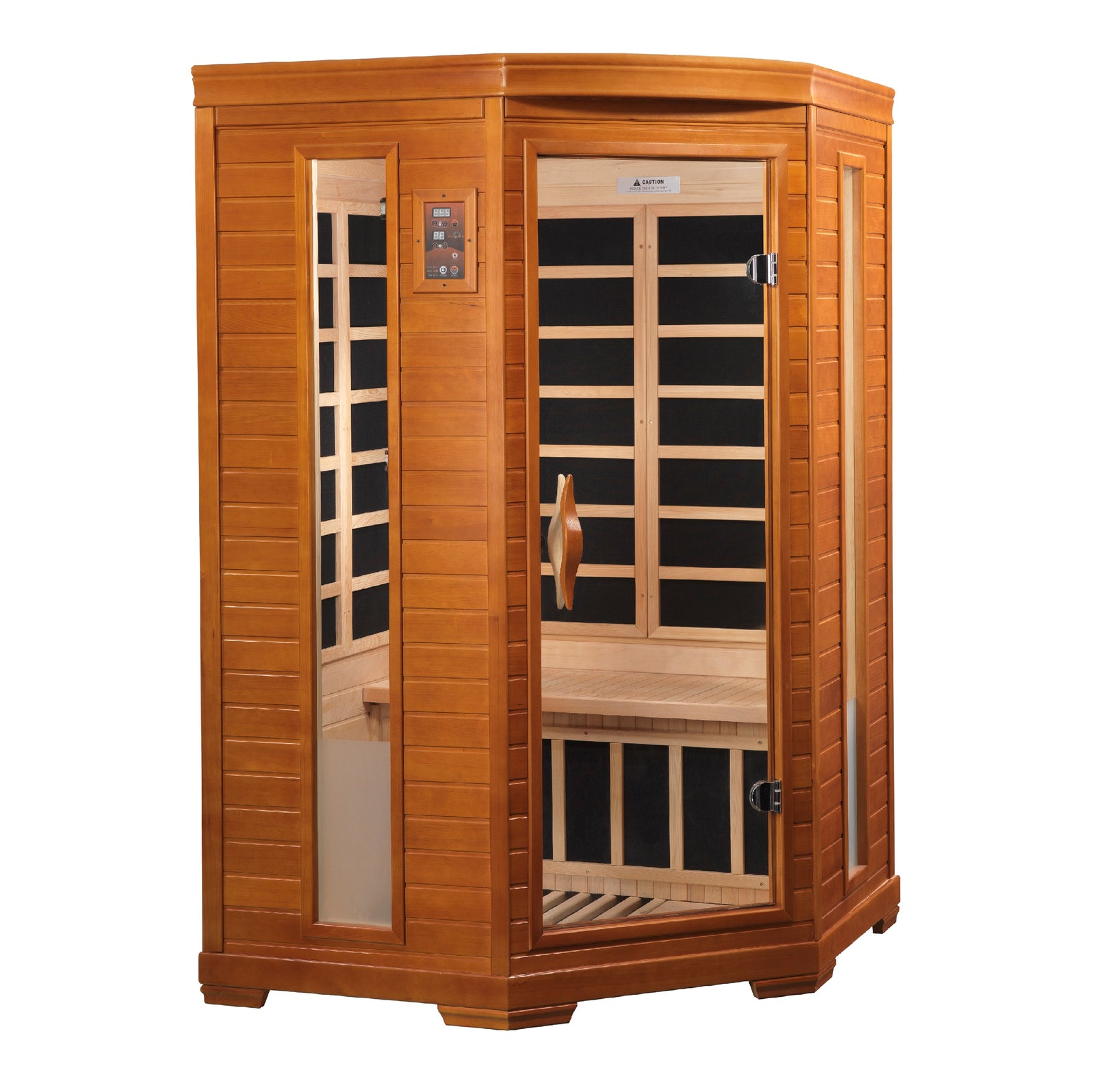 Dynamic Heming 2-person Corner Low EMF FAR Infrared Sauna - Pro Plunge