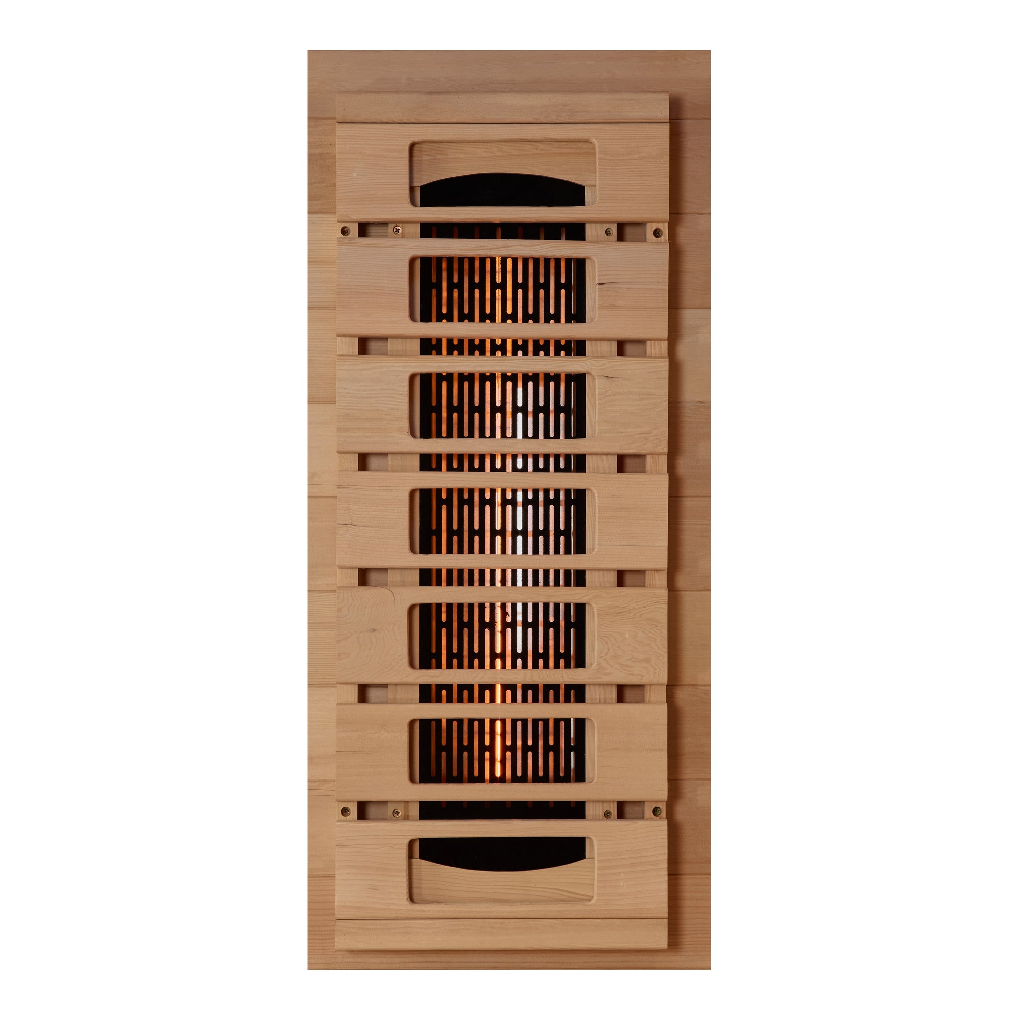 Golden Designs 2-Person Full Spectrum PureTech™ Near Zero EMF FAR Infrared Sauna with Himalayan Salt Bar