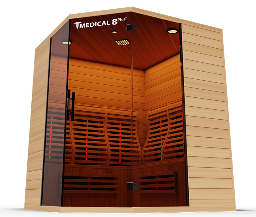 Medical 8 Plus V2 Ultra Full-Spectrum Sauna - Pro Plunge