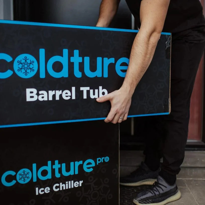 Coldture The Barrel Cold Plunge Tub Bundle