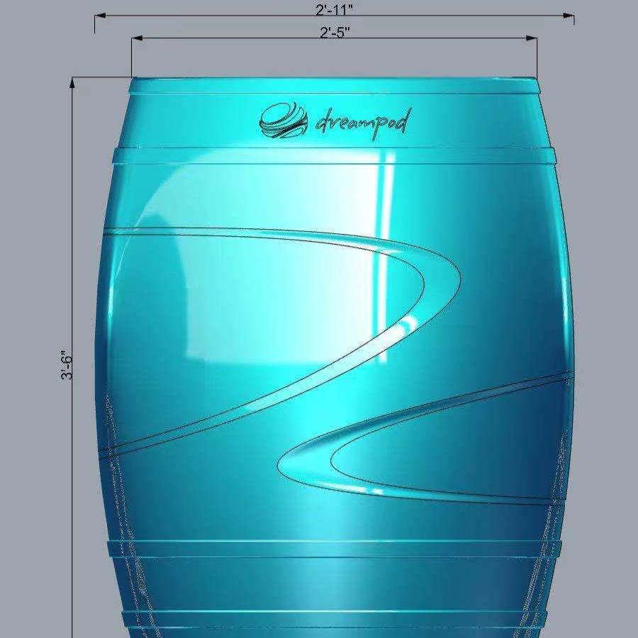 Dreampod Cold Plunge Barrel with Chiller - Pro Plunge