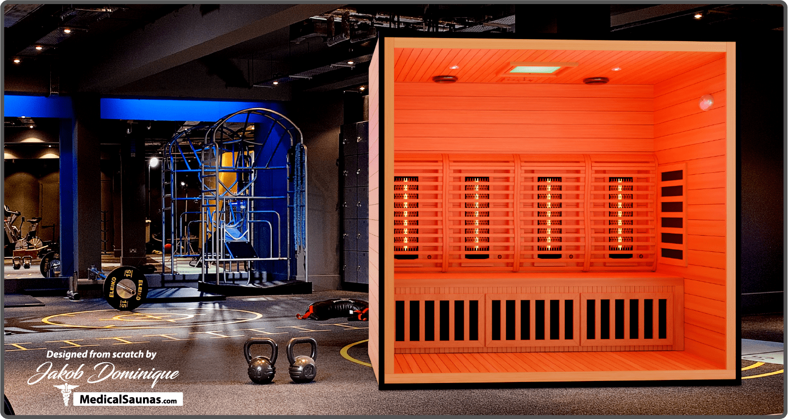 Medical Commercial 487 Infrared Sauna - Pro Plunge