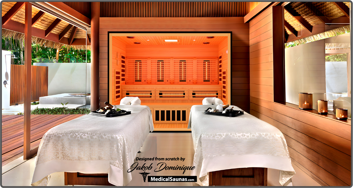 Medical Commercial 488 Infrared Sauna - Pro Plunge