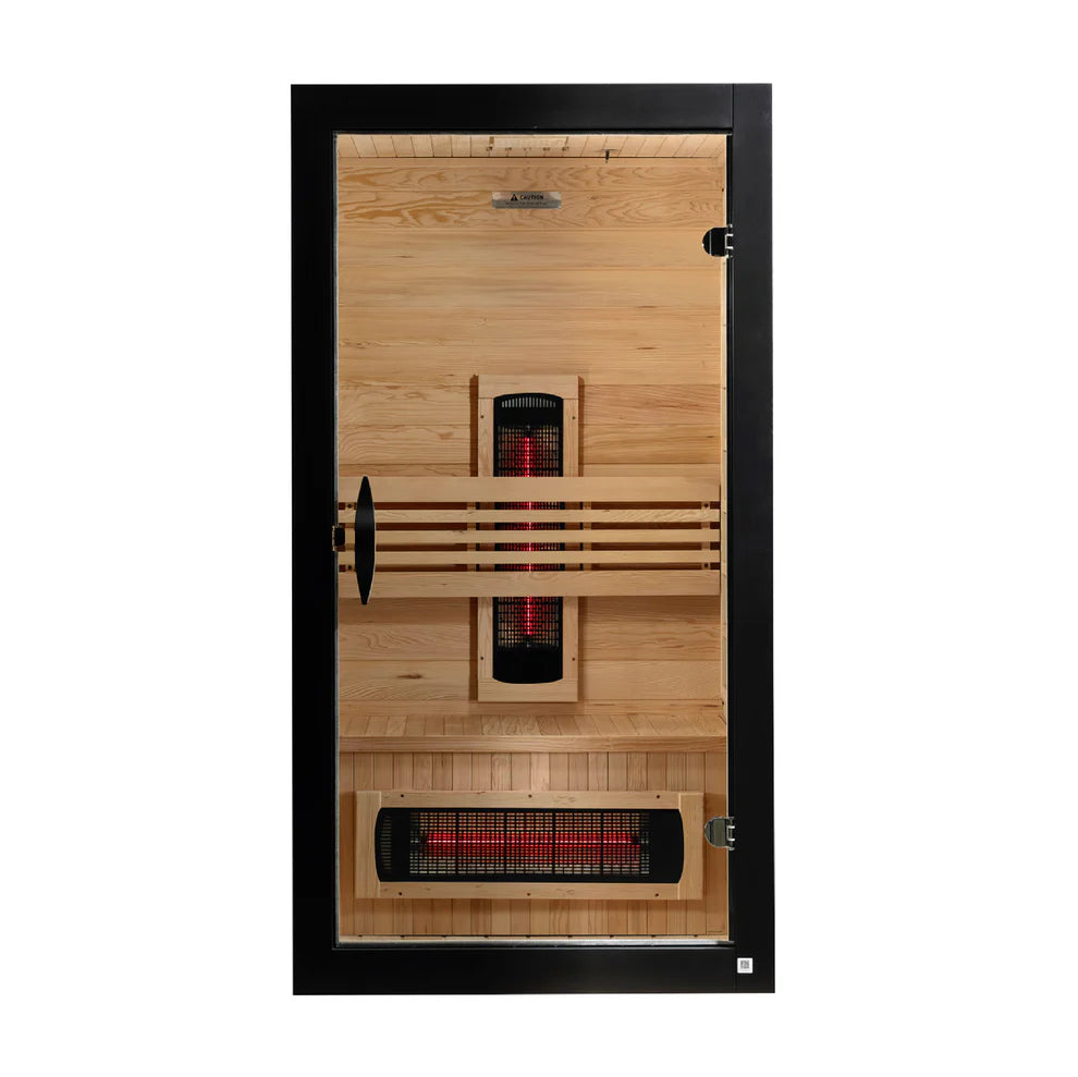 Dynamic Santorini 1-2-Person Full Spectrum Near Zero EMF (Under 3MG) FAR Infrared Sauna - Pro Plunge