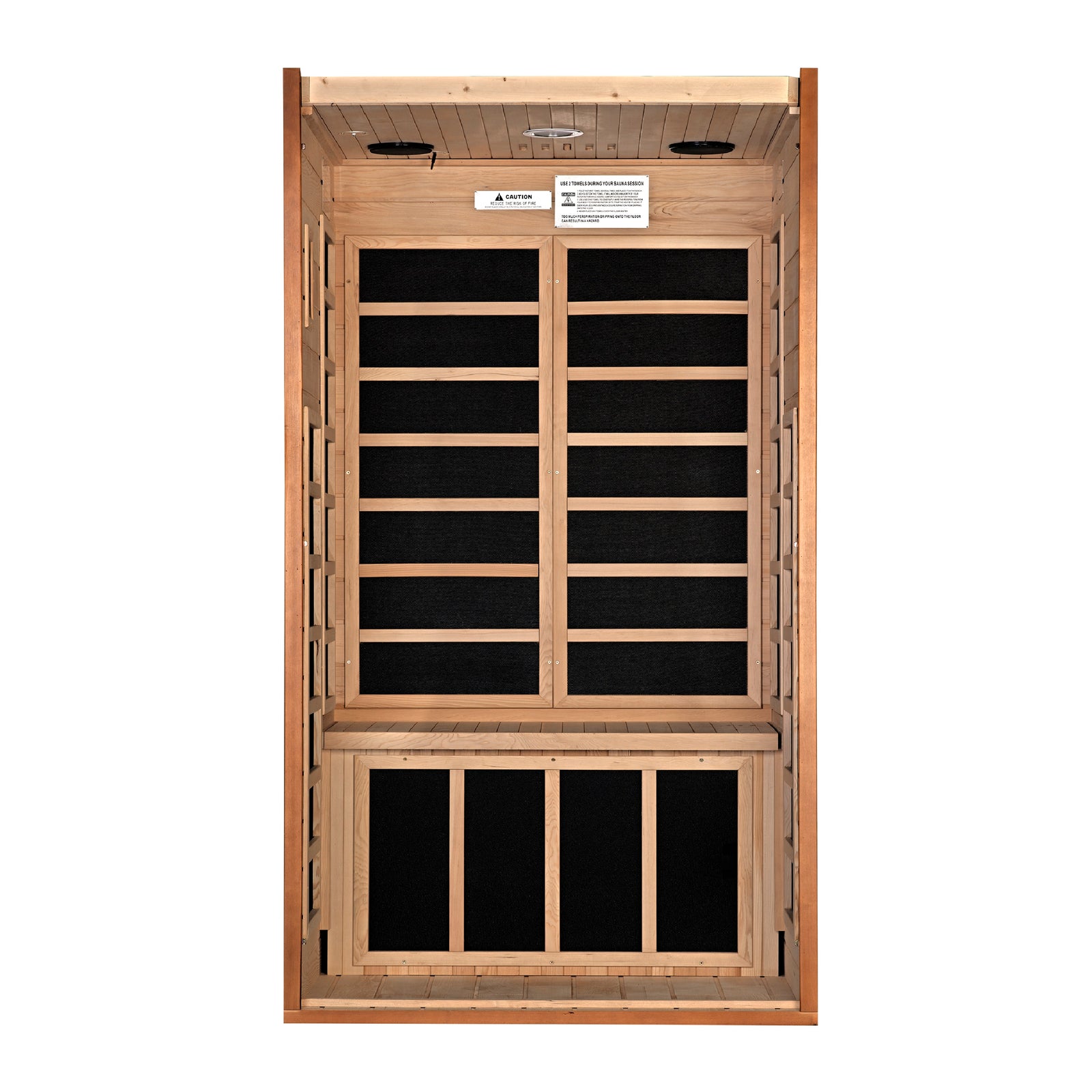 Dynamic Avila Elite 1-2-person Ultra Low EMF FAR Infrared Sauna - Pro Plunge