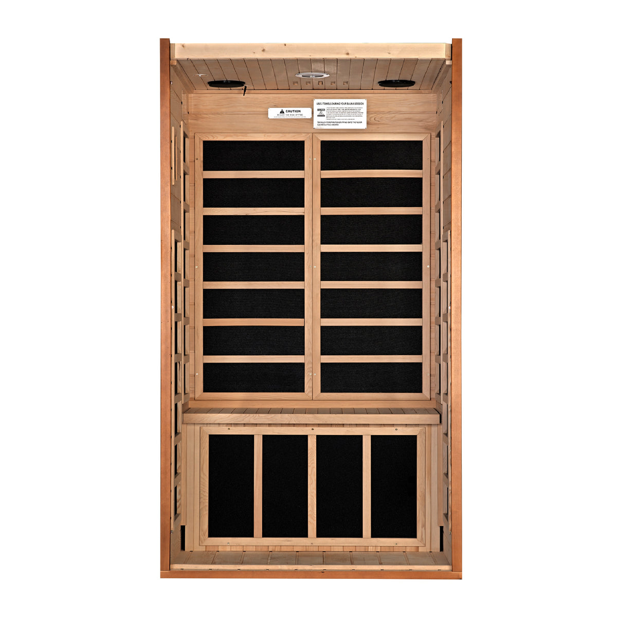 Dynamic Avila 1-2-person Low EMF FAR Infrared Sauna - Pro Plunge