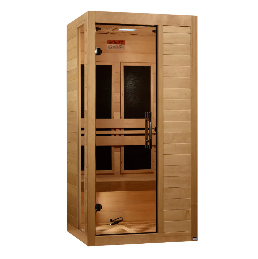 Dynamic Veneto Elite 1-2-person Ultra Low EMF (Between 3-5MG) FAR Infrared Sauna - Pro Plunge