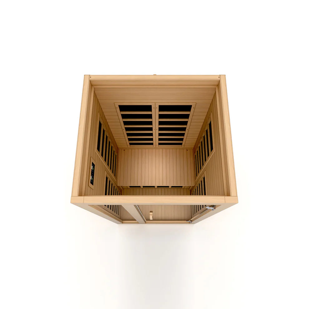 Dynamic Gracia Elite 1-2-person Ultra Low EMF (Between 3-5MG) FAR Infrared Sauna - Pro Plunge